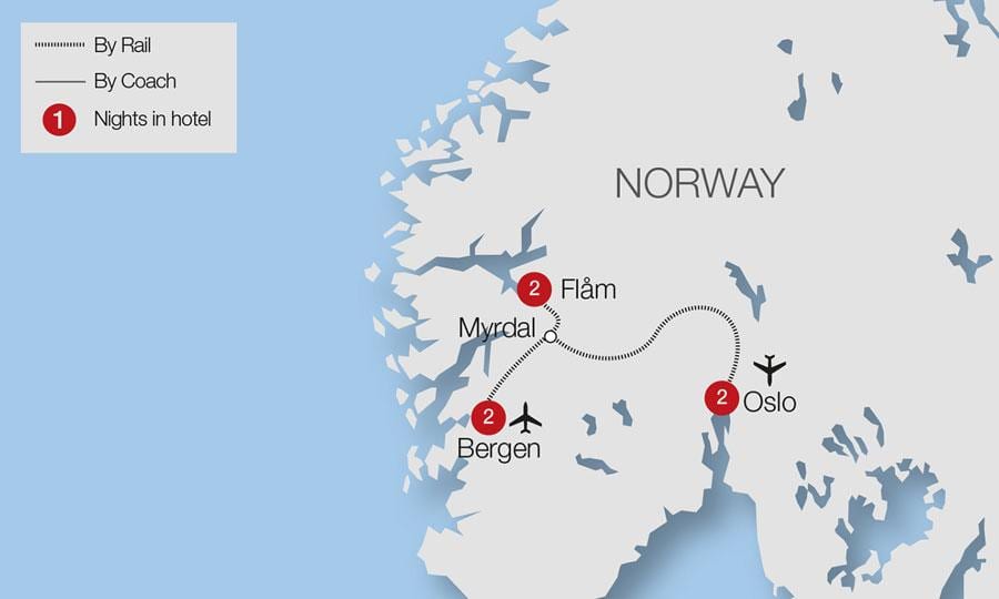 Peta bara api Norway