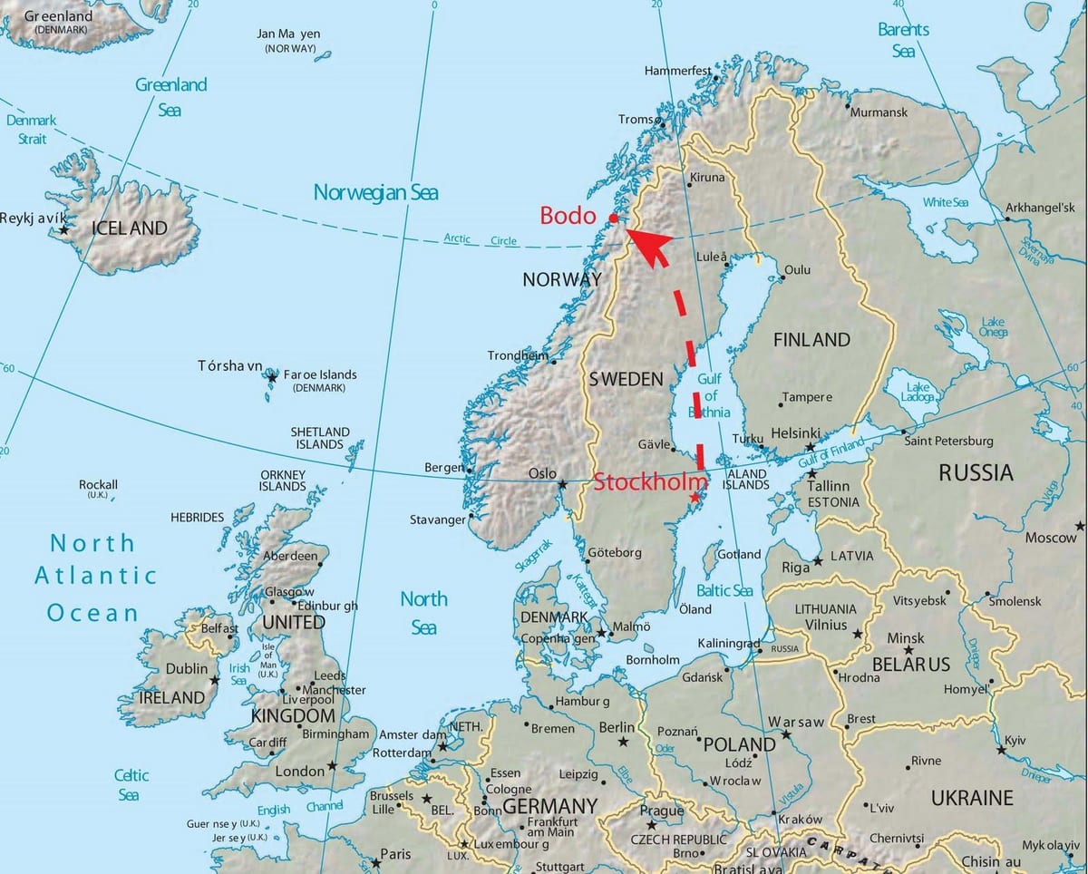 Peta bodo Norway