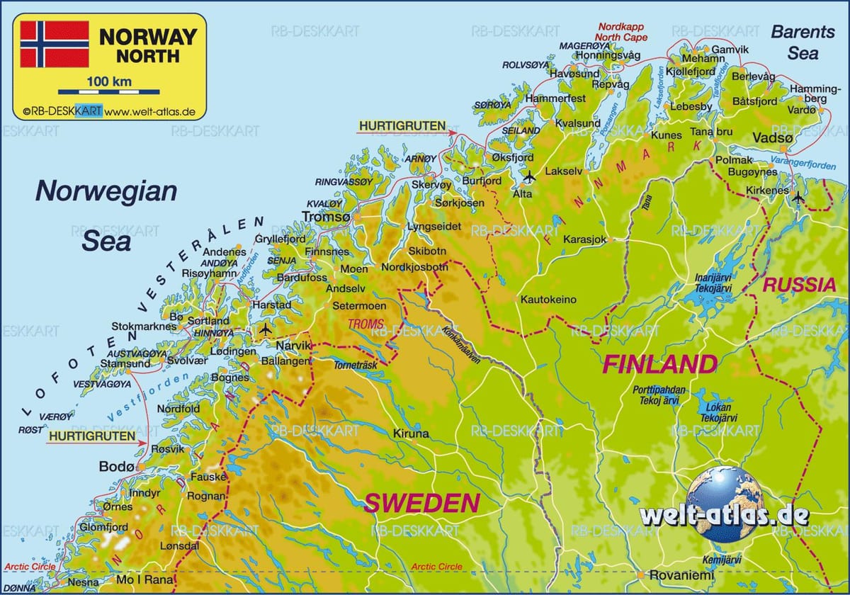 Peta kirkenes Norway