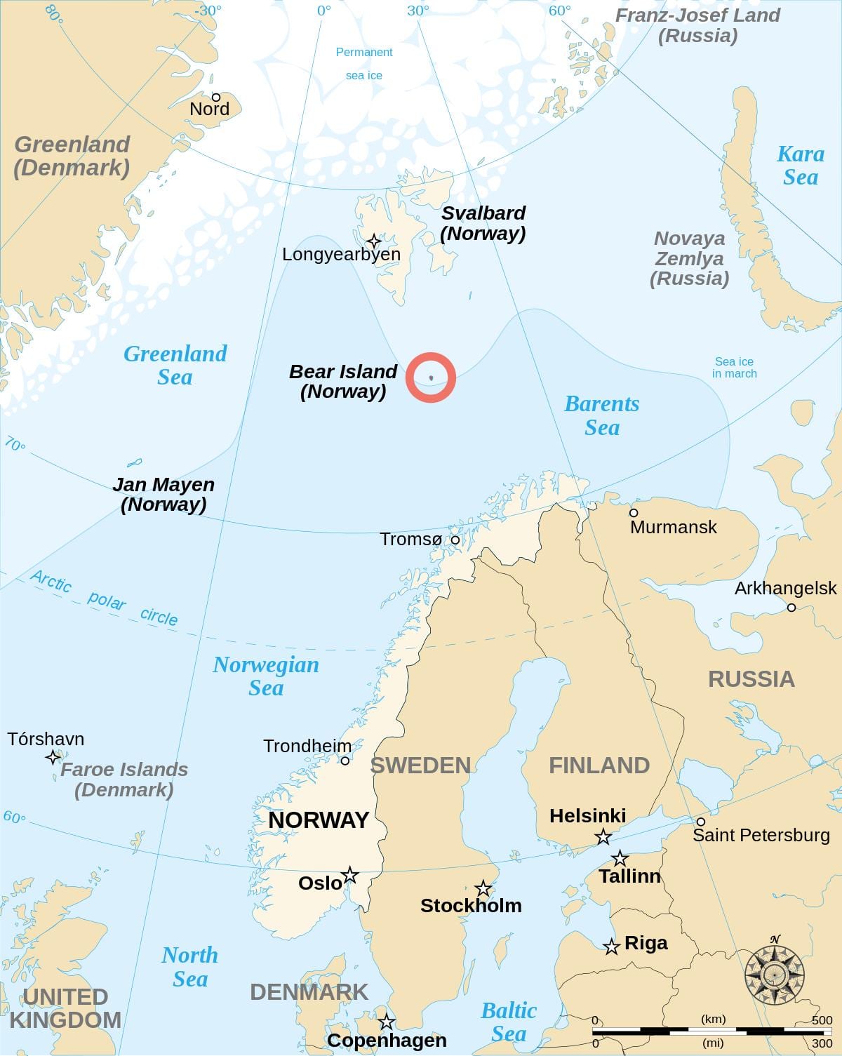 Peta Norway pulau-pulau 