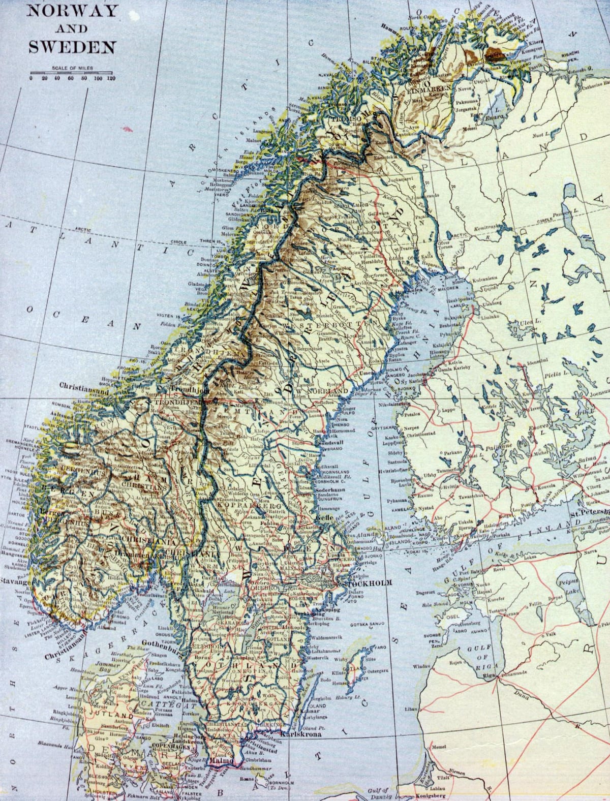 Peta lama Norway