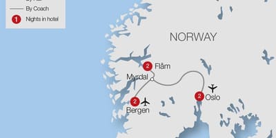 Peta bara api Norway