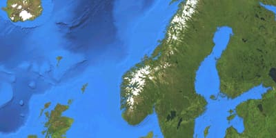 Peta satelit Norway