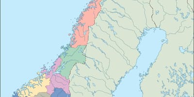 Peta Norway vektor