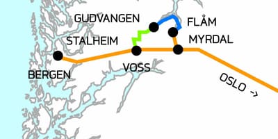 Peta Norway secara ringkas
