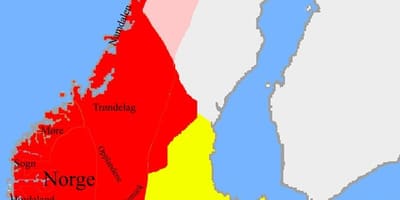 Peta Norway sempadan